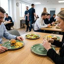 Walled Plates – 260mm – Burnished Green | Stonecast | Commercial Grade – Indoor/Outdoor