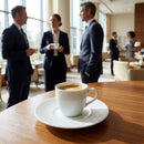 Coupe Espresso Saucers – 120mm – Minimalist White Porcelain – Commercial & Hospitality Use