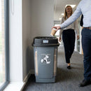 Disposable Cup Recycling Bin – Grey – Durable Plastic | 50L Capacity | Industrial – Indoor