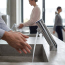 Self-Closing Pre-Mixed Pillar Tap – Water-Saving Cartridge – Public Washrooms