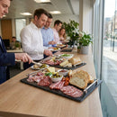 Slate Effect Melamine Stacking Tray – GN 1/1 – Durable Melamine | Lightweight | Commercial – Indoor