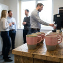 Steelite Rio Pink Club Mugs – 285ml – Durable Stoneware | 6mm Thickness | Commercial Grade – Indoor