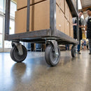 Complete Wheels Set – 4 Pieces – Durable Plastic | 100mm Diameter | 150kg Load Capacity – Industrial