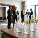 Glass Carafes – 1L – Crystal-Look Soda-Lime Glass – Restaurant & Bar Service (24 Pack)