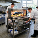 Electric Salamander Grill Floor Stand – Stainless Steel – Easy-Clean Support – Commercial Kitchen