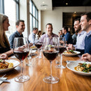 Red Wine Glasses – 300ml (Lined 250ml) – Tall Stem, Durable Glass – Hospitality & Restaurant Use