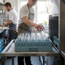 Glass Rack with 25 Compartments – Holds Up to 93mm Diameter Glasses – Stackable & Extendable – Commercial Use