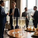 Polycarbonate Gatsby Champagne Flutes – 200ml – Cut-Glass Effect – Commercial & Event Use