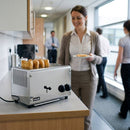 Four Slice Toaster – Adjustable Slot Selector – Energy Efficient – Commercial Kitchen & Buffet Use