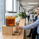 Beverage Dispenser – 435x210x465mm – Durable Plastic | Dual Compartment | Commercial – Indoor