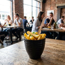 Chip Pot – 310ml Ebony – Handcrafted Look Ceramic – Restaurant & Home Dining