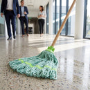 Deck Mop Head – Green Stripe – 200g Highly Absorbent – Commercial & Domestic Cleaning