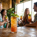 Tiki Glasses – 450ml Clear – High-Quality Glass – Tropical Cocktail & Party Use