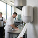 Centrefeed Dispenser – White – Durable Plastic | M2 Size – Commercial Use