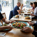 Stonecast Raw Evolve Coupe Plates – Teal 285mm – Semi-Matte Glaze, Rustic Edge – Commercial Tableware
