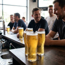 Toughened Nucleated Pint Glasses – 570ml – Fully Toughened Glass – Beer & Cider Service
