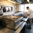 Electric Griddle – 712 x 405mm – Machined Steel, 12mm Thick Plate, Dual Zone – Commercial Kitchen