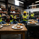 Wide Rim Flat Profile Plates – 175mm – Durable Ceramic | 12 Pack – Commercial Use