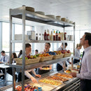 Three-Tier Ambient Overshelves – For GF373 & GF383 – Commercial Kitchen Use
