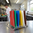 Triangle Chopping Board Rack – 6 Slots – Stainless Steel – Commercial Kitchen Storage
