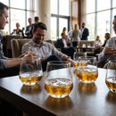 Whisky Glasses – 380ml – Soda Lime Glass, Modern Angled Bowl – Bar & Home Use