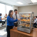 Heated Display Case – Countertop – Glass Doors | Commercial Grade – Indoor Use