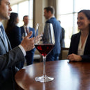 Red Wine Glasses – 580ml – Fine Rim, Flowing Stem, Soda Lime Glass – Contemporary Dining & Bar
