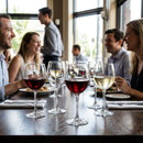 Round Wine Glasses – 290ml/10oz – Durable Glass, Chip-Resistant Rim – Commercial Restaurant Use
