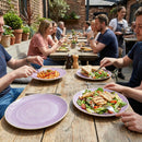 Coupe Plates – 260mm Lavender – Stoneware | 6mm Thickness | Commercial Grade – Indoor/Outdoor