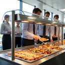Heated Gantry – Stainless Steel – Compatible with Panther 670 Series Hot Cupboards – Commercial Buffet & Carvery Use
