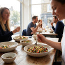 Organic Coupe Bowls – 220mm Barley White – 740ml Ceramic – Restaurant & Catering