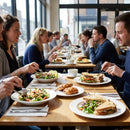 Wide Rim Plates – 250mm – Pure White Vitrified Porcelain – Commercial & Domestic Tableware