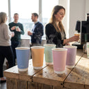 Double Wall Pastel Hot Cups 16oz – PLA Lined Paperboard – Eco-Friendly Disposable – Takeaway & Cafés
