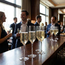 Crystal Champagne Flutes – 210ml/7.5oz – Premium SON.hyx Crystal, Enhanced Durability – Commercial & Event Use (24 Pack)