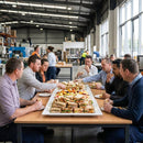 Wide Rim Rectangular Platter – 400x295mm – Porcelain | 5mm Thickness | Commercial Grade – Indoor/Outdoor