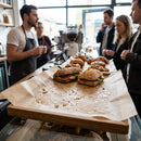 Compostable Unbleached Greaseproof Paper – 380 x 275mm – Chlorine-Free, Oil & Grease Resistant – Bakery, Café & Deli Use