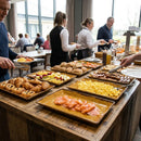 Rectangular Serving Trays – Mustard – Durable Plastic | 345x233mm | Commercial – Indoor/Outdoor