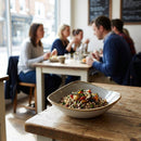 Stonecast Raw Lotus Bowls – Grey 178mm – Semi-Matte Vellum Glaze – Hospitality & Catering