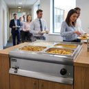 Commercial Wet Heat Bain Marie – Multiple Gastronorm Pans – Easy Drain Tap – Catering & Buffet