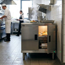 Heated Pedestal with Top, Legs and Doors – Adjustable Shelf & Feet – Commercial Kitchen Storage