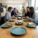 Coupe Plates – Teal – 270mm | Durable Ceramic | 24 Pack – Commercial