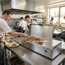 Refrigerated Preparation Well – Stainless Steel – Commercial Grade | 3 Well Capacity – Industrial
