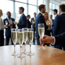 Champagne Flutes – 210ml – Classic One-Piece, Strong Glass – Celebrations & Events