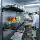 Black Shelf – 355x350mm – Durable Material | 15mm Thickness | 100kg Load Capacity | Commercial – Indoor