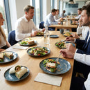 Natural Plates – 165mm – Sapphire Blue | Durable Ceramic | Commercial – Indoor