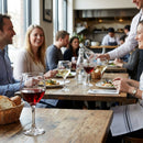 Round Wine Glasses – 400ml (13.5oz), LCE at 250ml, Clear Glass – Durable Stemware – Restaurant & Bar Use
