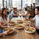 Porcelain Bowls – 240mm Vanilla – Vitrified, Low-Sheen Glaze – Commercial Dining