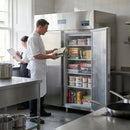 Double Door Counter Freezer – 282Ltr – Stainless Steel | 2-Door | Commercial – Indoor