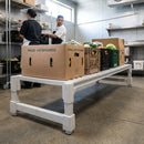 Plastic Dunnage Rack – Heavy Duty Polypropylene & Iron – Commercial & Industrial Storage
