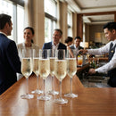 Diamond Champagne Glasses – 300ml – Fine Cut Crystal – Elegant Dining & Events